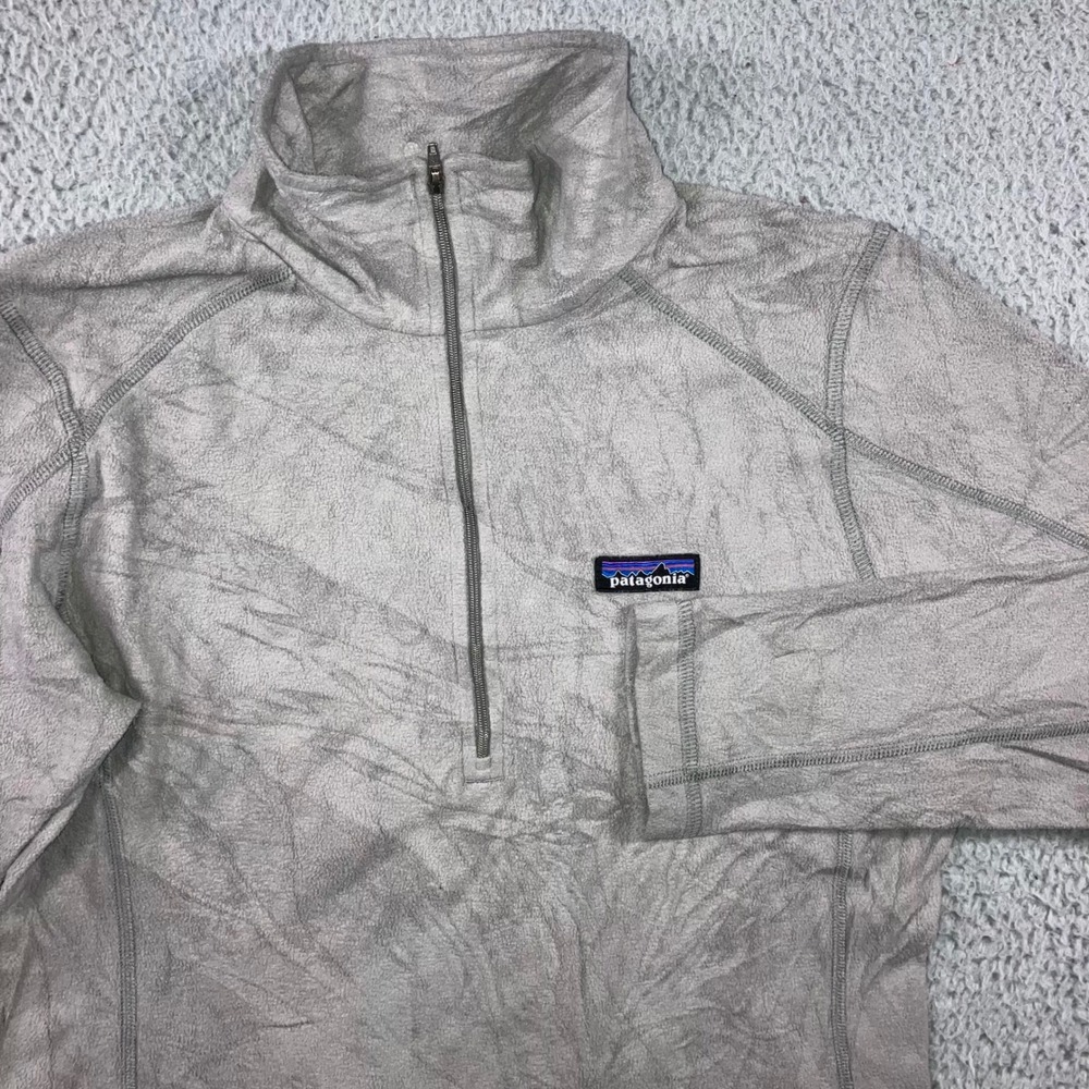 Patagonia Micro D Fleece Quarter Zip‎ Women S Grey 26278FA21 Pullover Outdoor